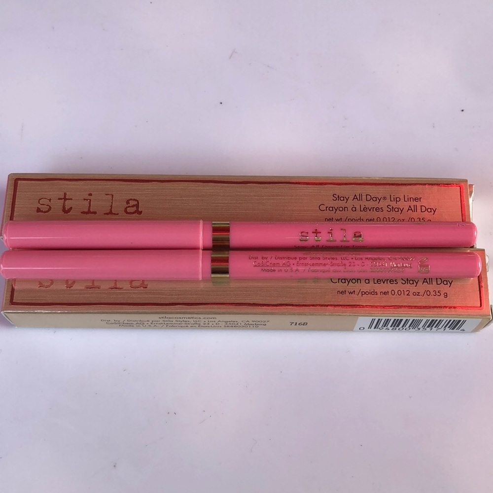 Set of 2 Stila Rose Lip Liners- New